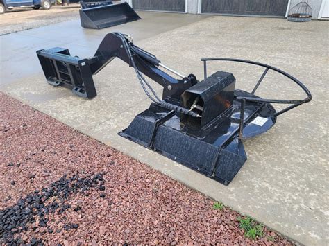 skid steer swing boom brush cutter